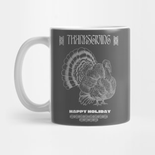 Turkey Thanksgiving happy thankful holiday Mug